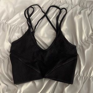 Free people movement bra. Black diamond tank